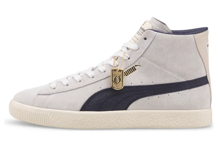 Puma RUDOLF DASSLER LEGACY Suede Mid VTG Laundry Wit/Blauw (381177-01)