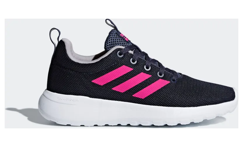 adidas Lite Racer CLN Schuh Trace Blue / Shock Pink / Light Granite (BB7045)