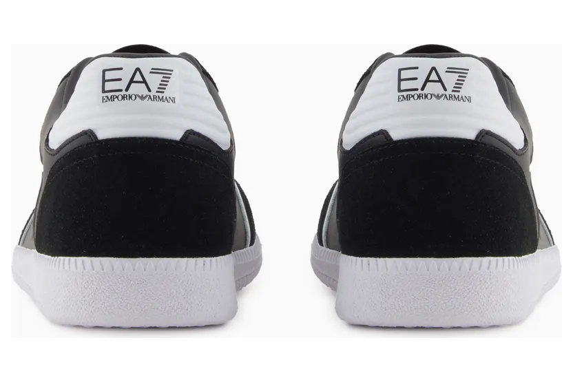 Armani High-Top Sneaker In Leather And Suede New Heritage Eagle (7X000405-AF19826-MC001) (4)