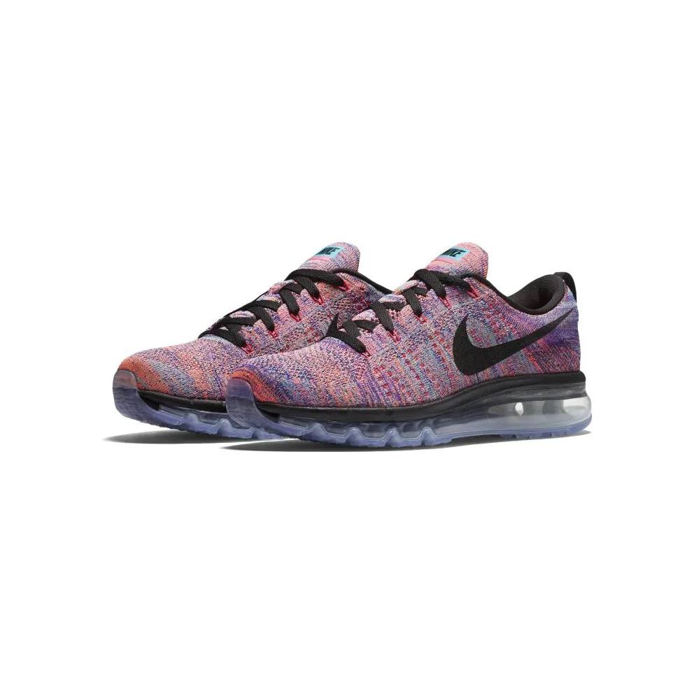 Nike Flyknit Max Multi-Color Pink Purple (W) Concord/Black-Gamma Blue-Pink Pow (620659-404)