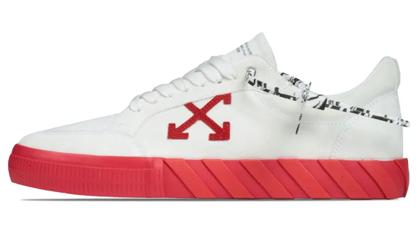 Off-White Vulcanized Low ‘White Red’ White/Red (OMIA085F20LEA0050125)