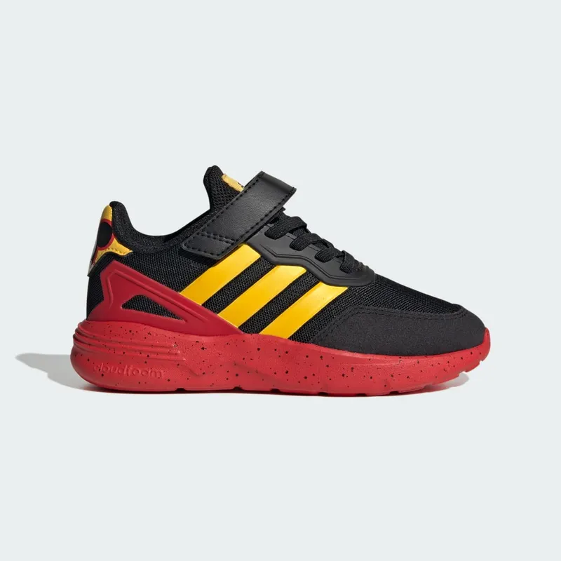 adidas Nebzed x Disney Mickey Mouse Kids’ Shoes Core Black / Bold Gold / Better Scarlet (IG5372)