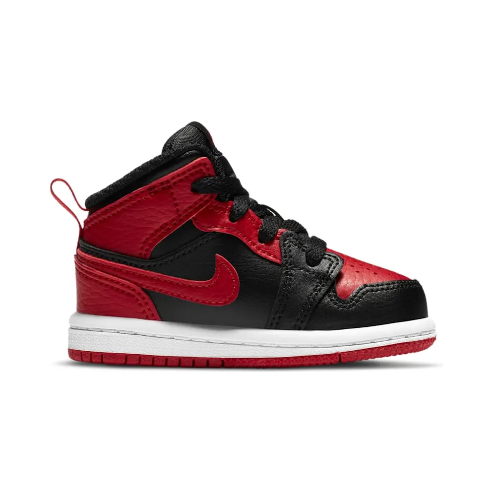 Jordan 1 Mid Banned 2020 (TD) Black/University Red-Black-White (640735-074)