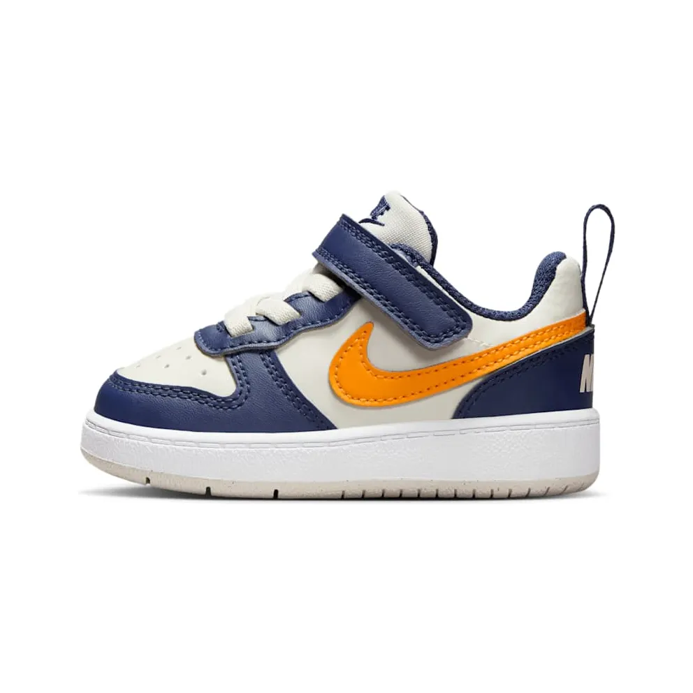 Nike Court Borough Low Recraft Light Orewood Brown Midnight Navy White Orange Peel (DV5458-126)