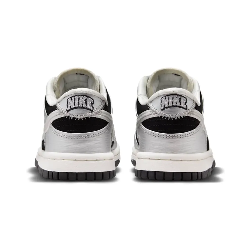 Nike Dunk Low LV8 GS “Metallic Silver Black Sail” (IV5971-001)