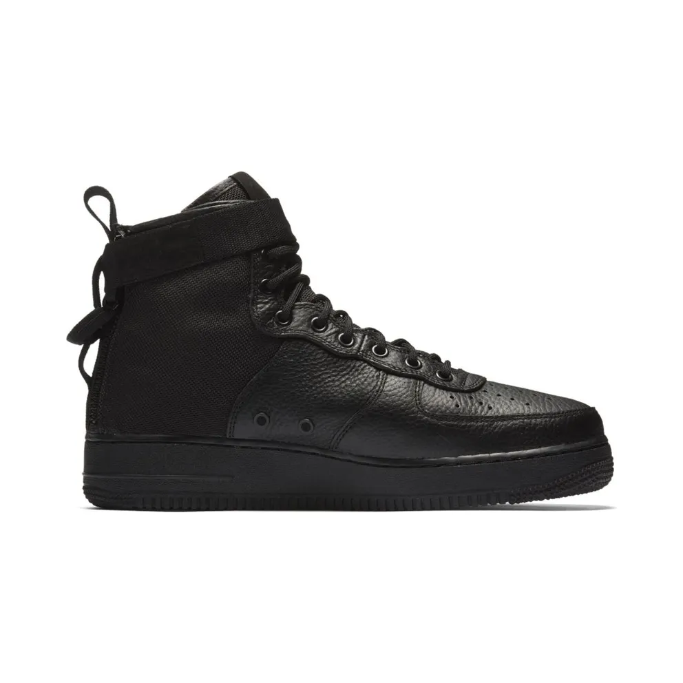 Nike SF Air Force 1 Mid Triple Black Black/Black-Black (917753-005)