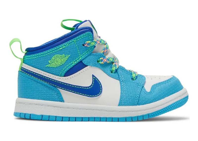 Jordan 1 Mid Powder Blue Racer Blue (TD) (DA8013-400)