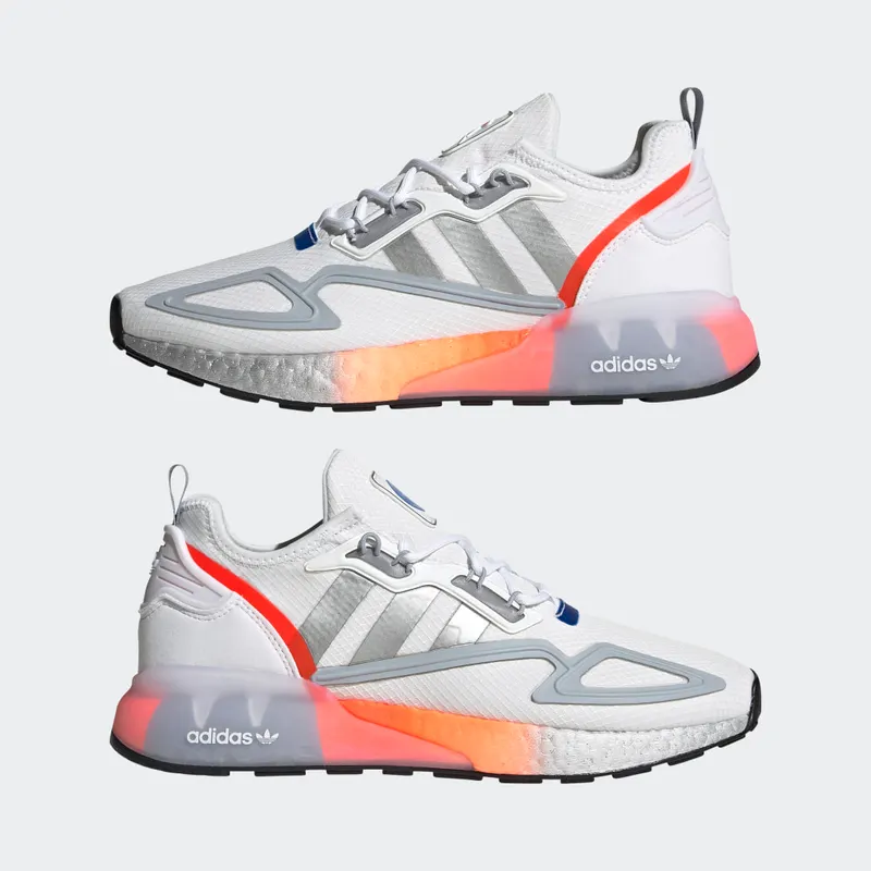 adidas ZX 2K Boost Cloud White / Metallic Silver / Glow Blue (FY5725)