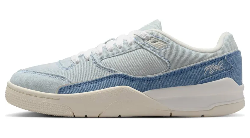 Jordan Flight Court SE Denim “Sail / Worn Blue / Gum Light Brown” (IB4414-100)