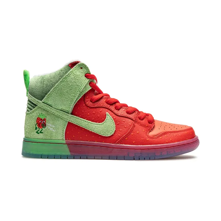 Nike ‘SB Dunk High Strawberry Cough’ “Red” (CW7093)