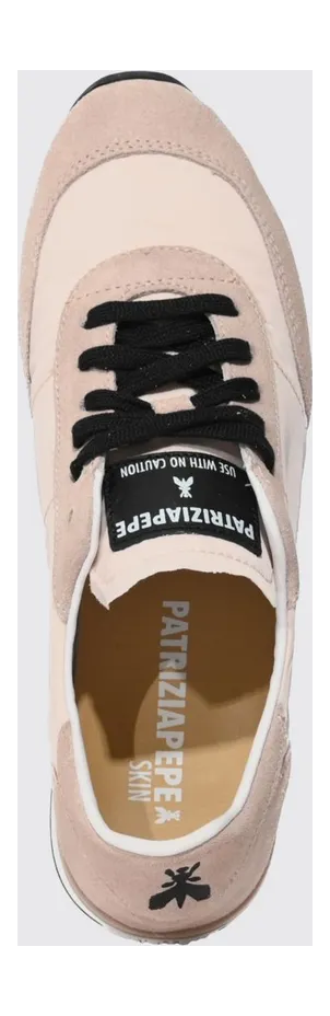 Patrizia Pepe Skin ’93 Sneakers in Suede and Nylon Pink (2Z0054V040F301) (3)