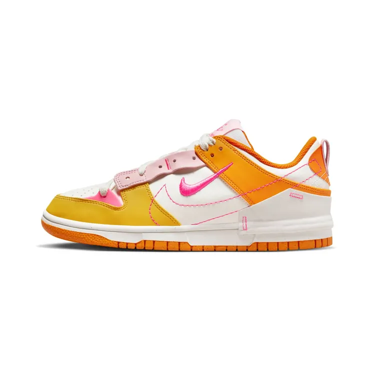 Nike Dunk Low Disrupt 2 Sunrise “Sail / Solar Flare / Medium Soft Pink / Hyper Pink” (DX2676-100)