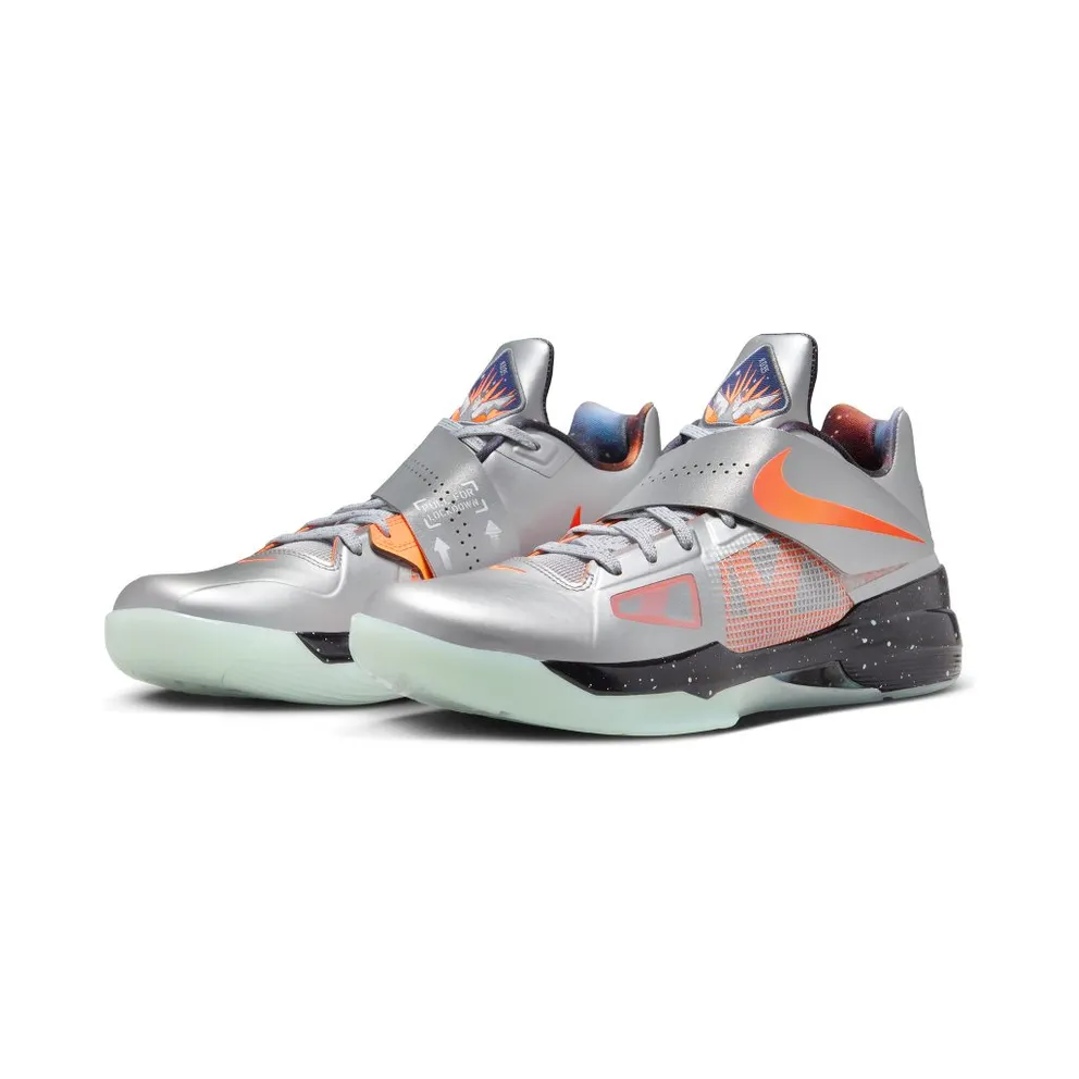 KD 4 Metallic Silver/Dark Grey/Black/Total Orange (FD2635-001)