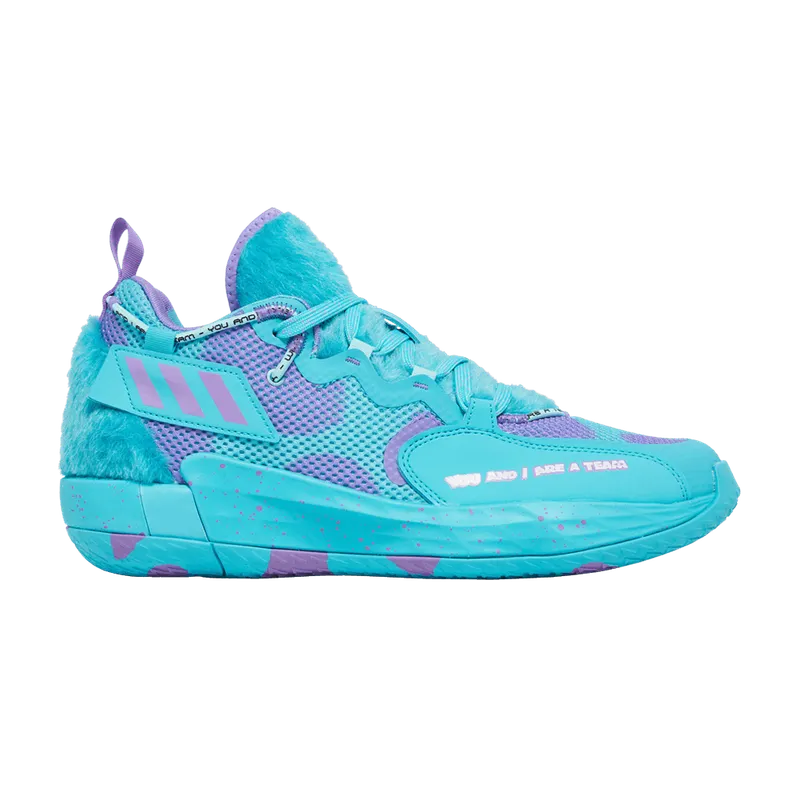 adidas Dame 7 EXTPLY Monsters Inc. Sulley – “Pulse Aqua / Pulse Aqua / Sonic Fuchisia” (GX3442)