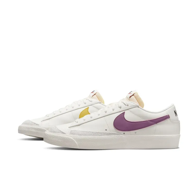 Nike Blazer Low 77 Vintage Sail Light Bordeaux Vivid Sulfur (DA6364-106)