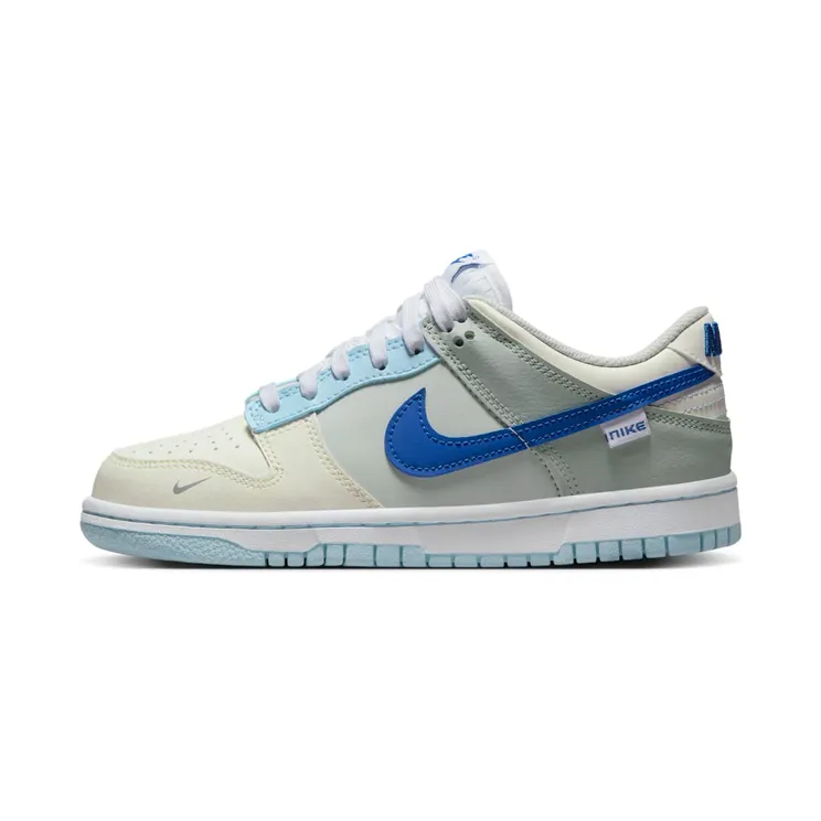 Nike Dunk Low GS “Ivory / White / Photon Dust / Hyper Royal” (FB1843-141)