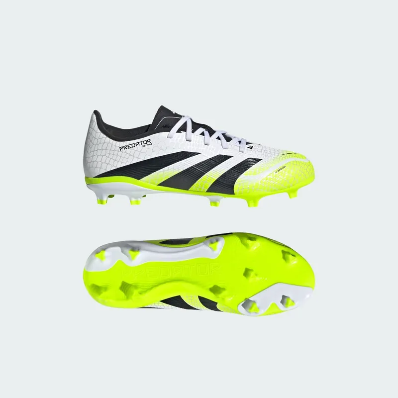 adidas Predator League FG/MG Cloud White Core Black Lucid Lemon (JI1125)