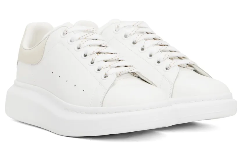 Alexander McQueen White Oversized Sneakers (727388WHGP5) (4)