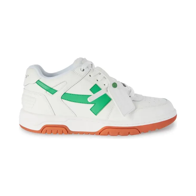 Off-White Out Of Office leren “White” (OMIA189S24LEA001)