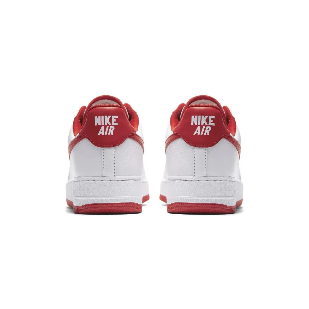 Nike Air Force 1 Low Think 16 (Fo Fi Fo) White/University Red-Metallic Gold-White (AQ5107-100)