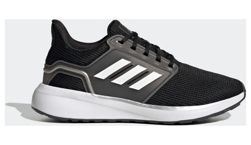 adidas EQ19 Run Laufschuh Core Black / Cloud White / Silver Metallic (GY4731)