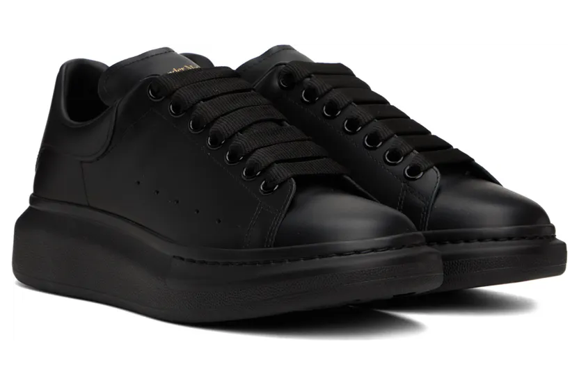 Alexander McQueen Black Oversized Sneakers (553761WHGP0) (4)