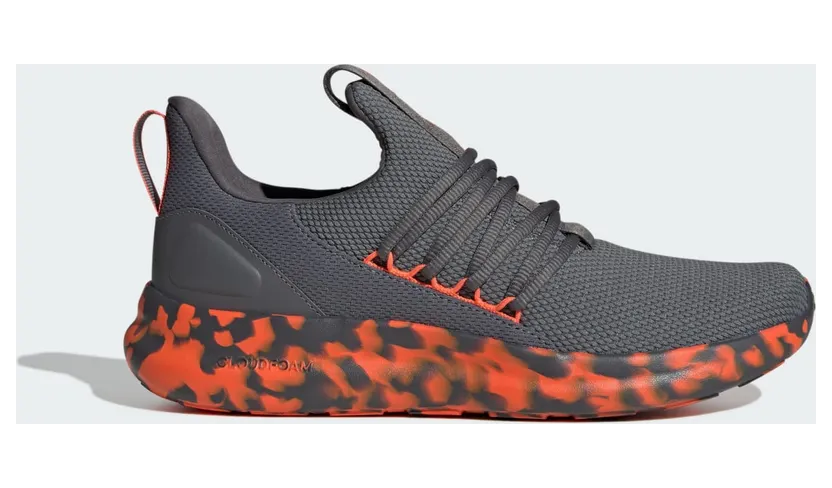 adidas Lite Racer Adapt 7.0 Grey Five Semi Impact Orange Grey Six (JS0046)