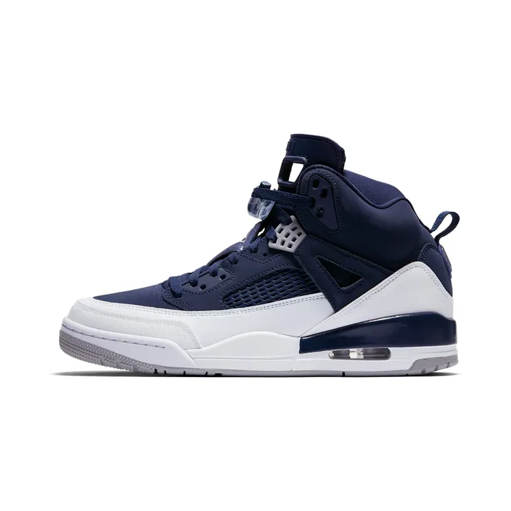 Jordan Spizike Midnihgt “Midnight Navy / White / Wolf Grey / Metallic Silver” (315371-406)
