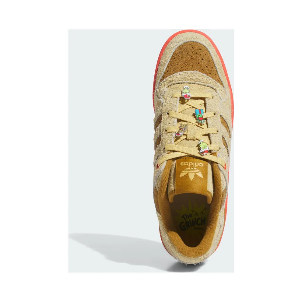 adidas Forum Low CL The Grinch Oat / Bright Red / Bronze Strata (ID8896)