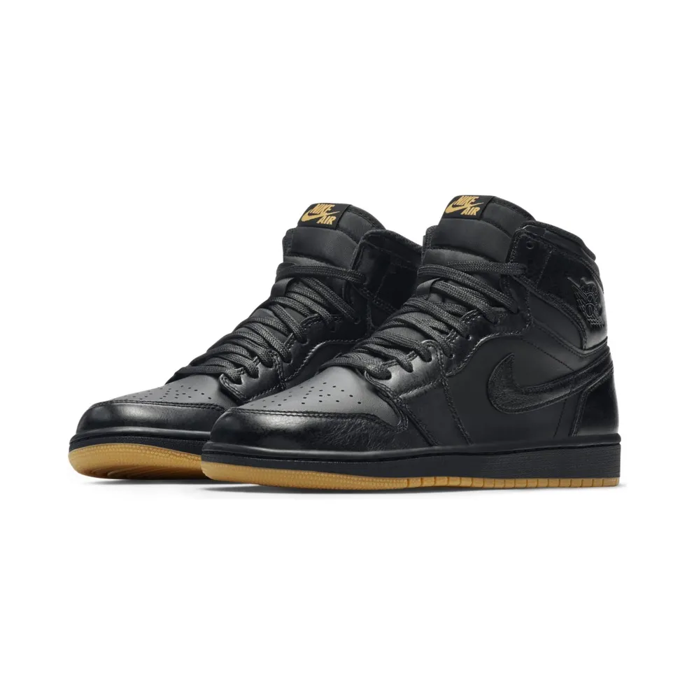 Air Jordan Nike AJ I 1 Retro Black Gum (555088-020)