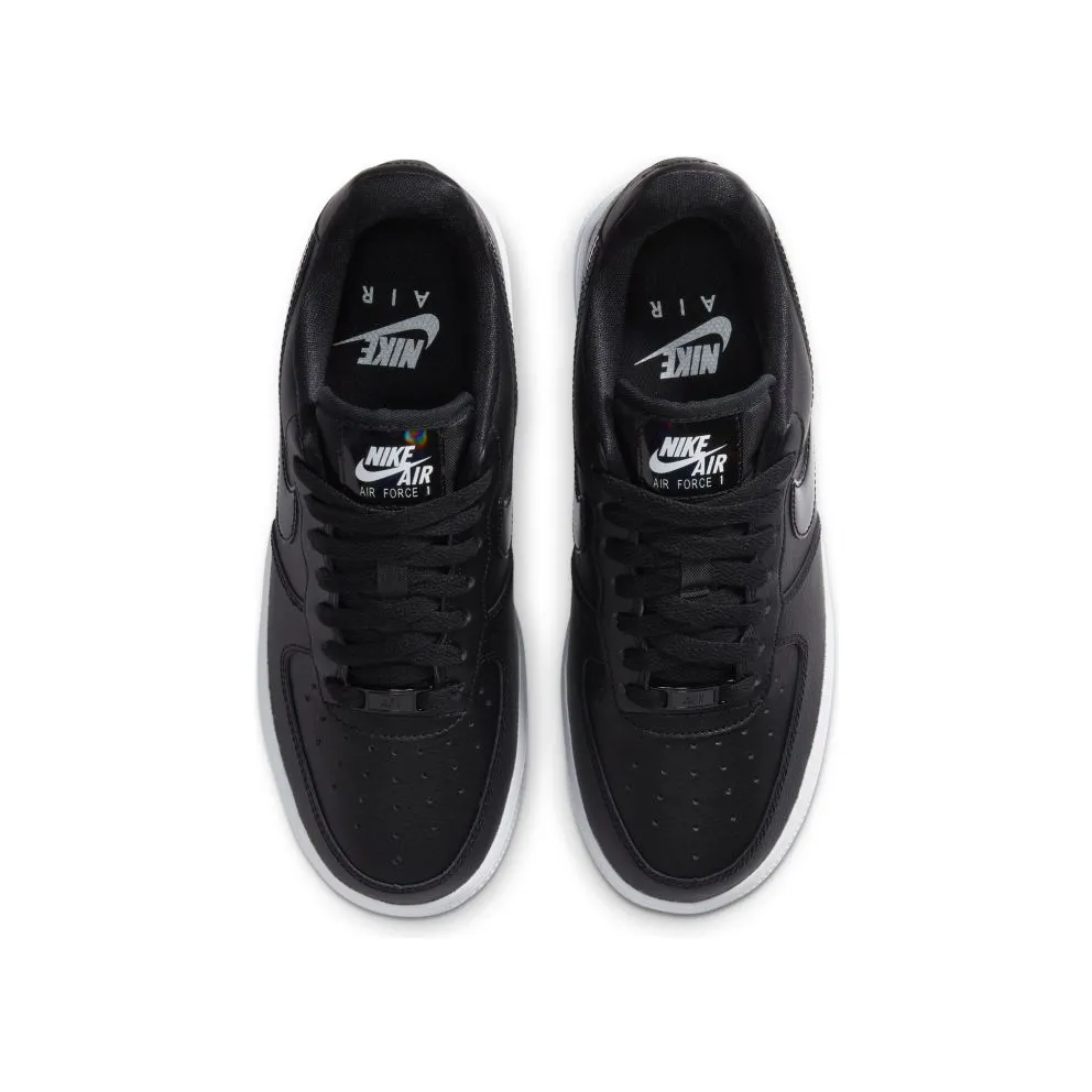 Nike Air Force 1 Low ‘Black Iridescent’ Black/Black/White (CJ1646-001)