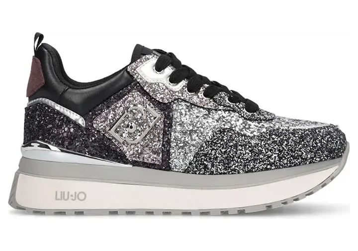 Liu·jo sneaker Glitter Silver/Amarone (BF5009TX007S3810)