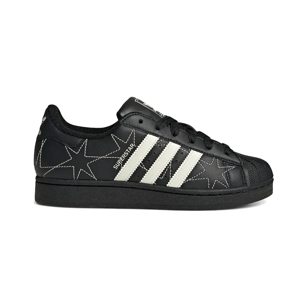 adidas Superstar II Black Cream White Stars