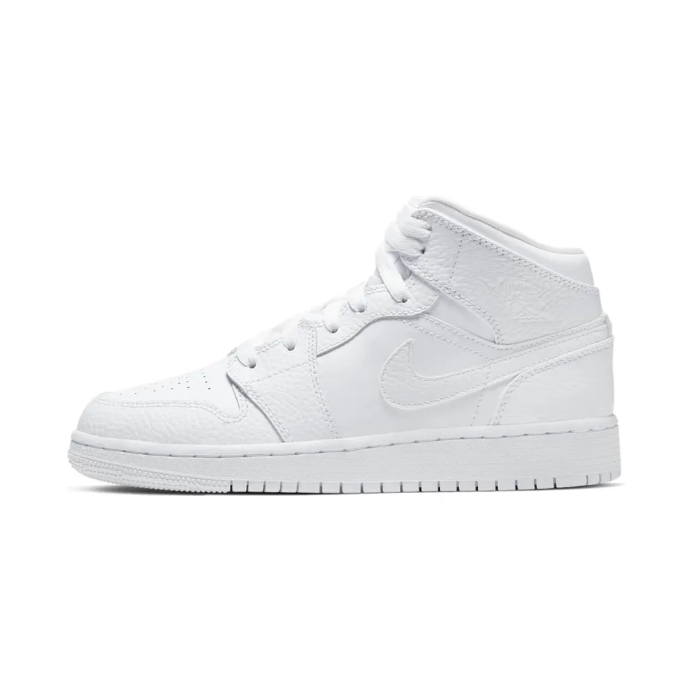 Air Jordan 1 Mid Weiß (554725-130)