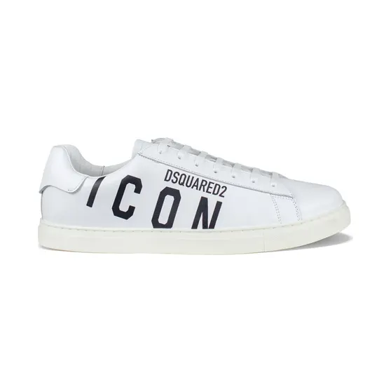 DSQUARED2 Icon leren low-top “White” (SNM000501503204)