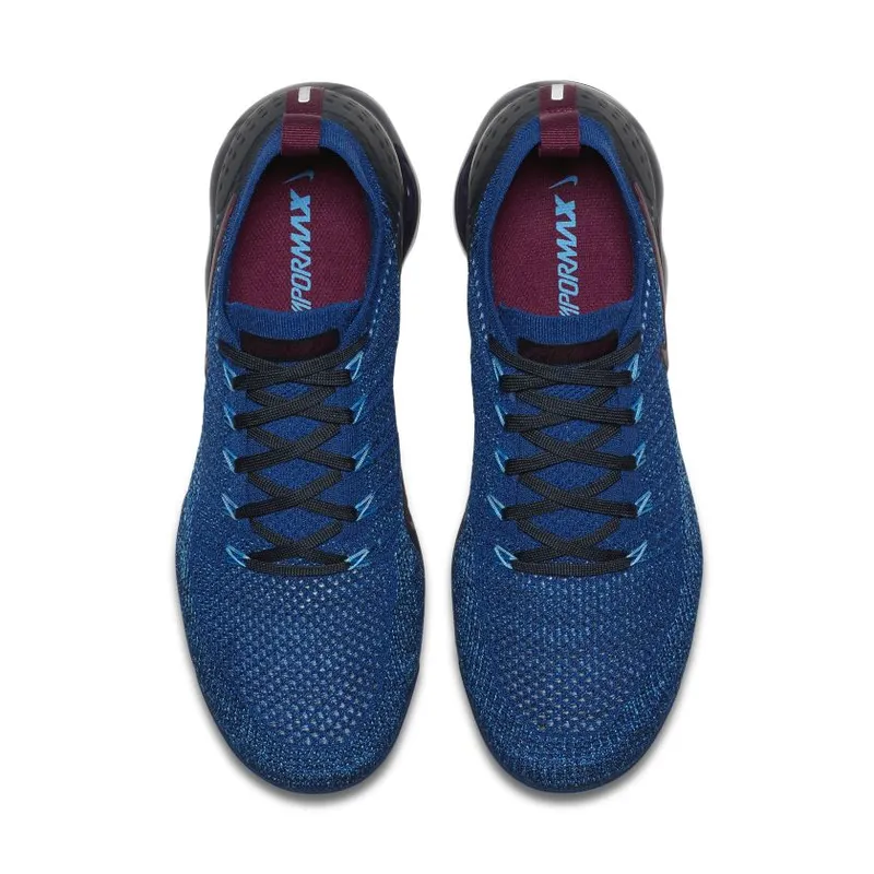 Nike Air VaporMax Flyknit 2 Gym Blue Gym Blue/Bordeaux-College Navy (942842-401)