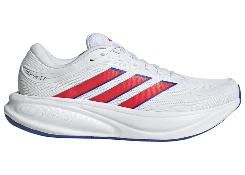 adidas Response 2 White Pure Ruby (KJ1751)