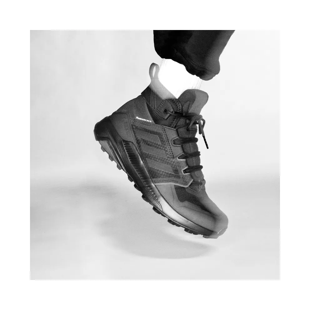 adidas Pharrell Williams Trailmaker Mid GORE-TEX Hiking Core Black / Core Black / Dgh Solid Grey (GZ8342)