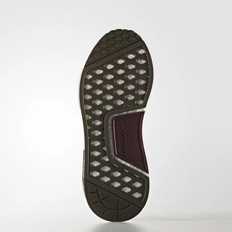 adidas NMD R1 Ultility Grey (W) Utility Grey/Utility Grey/Maroon (BA7752)