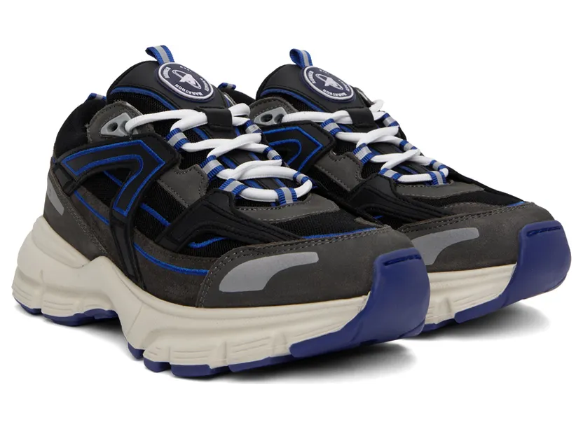 Axel Arigato Black & Blue Marathon R-Trail Sneakers (F0568007) (4)