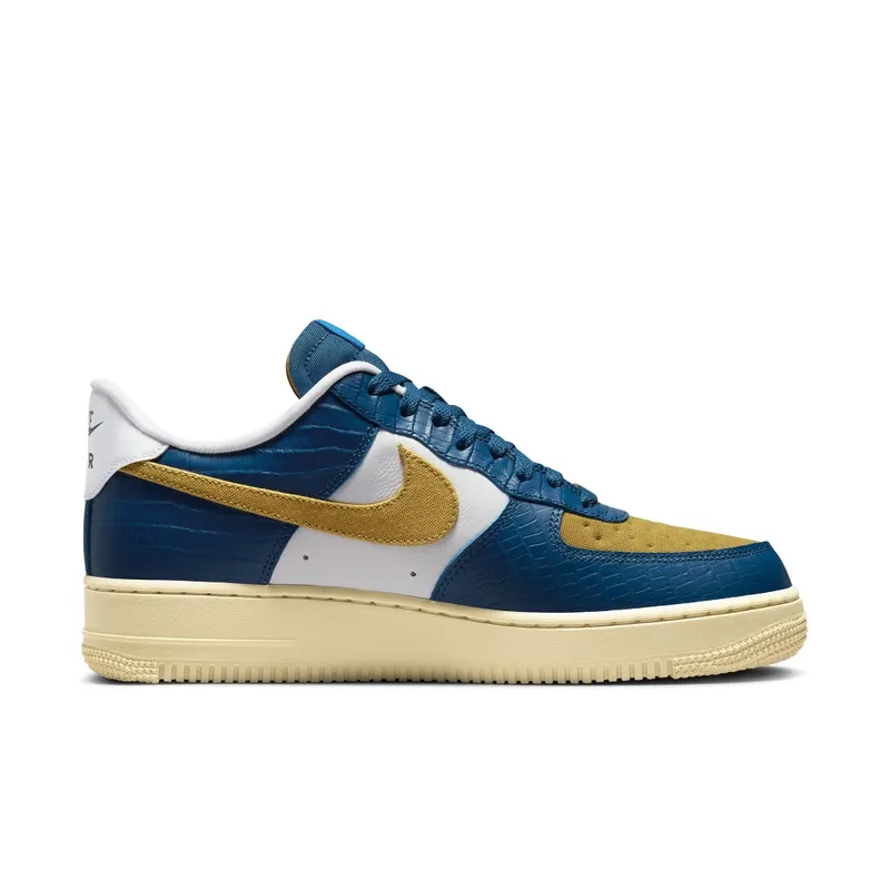 Nike Air Force 1 Low Undefeated Dunk Vs. AF1 Croc Blue Yellow (DM8462-400)
