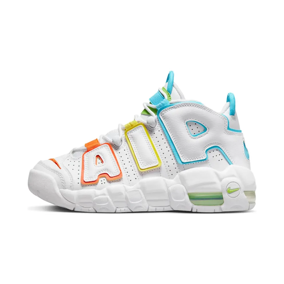 Nike Air More Uptempo GS “White Multi-Color” (FJ4624-100)