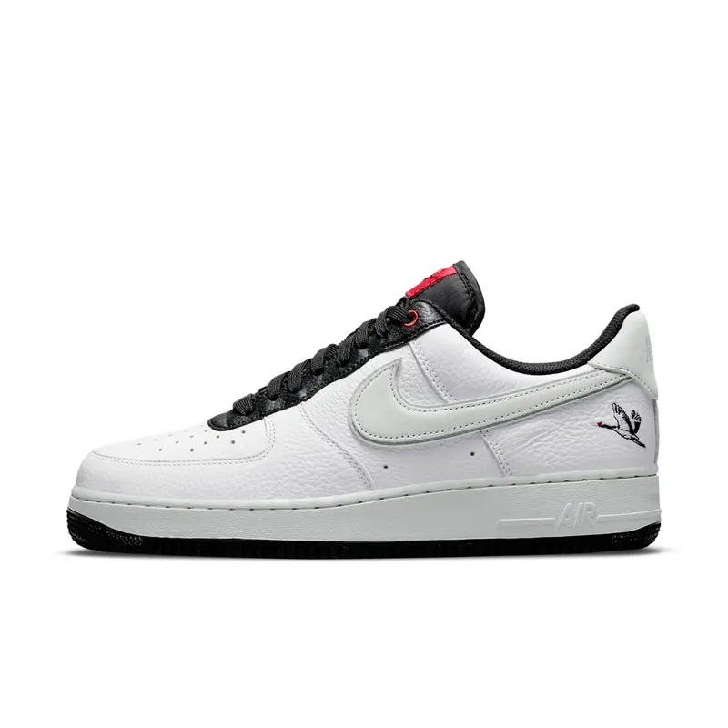 Nike Air Force 1 Low Crane – “White / Photon Dust / Black / Chile Red” (DA8482-100)