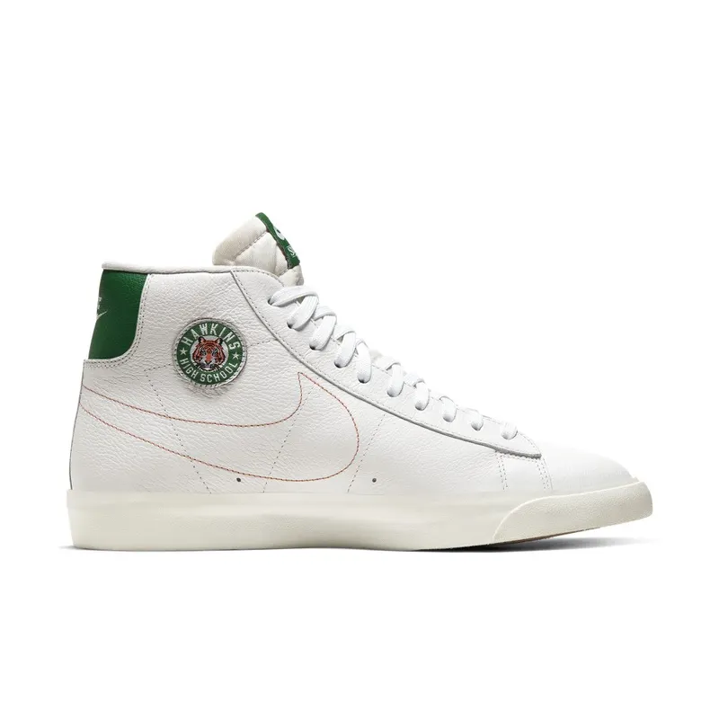 Nike Blazer Mid Stranger Things Hawkins High School White/Red-Green (CJ6101-100)