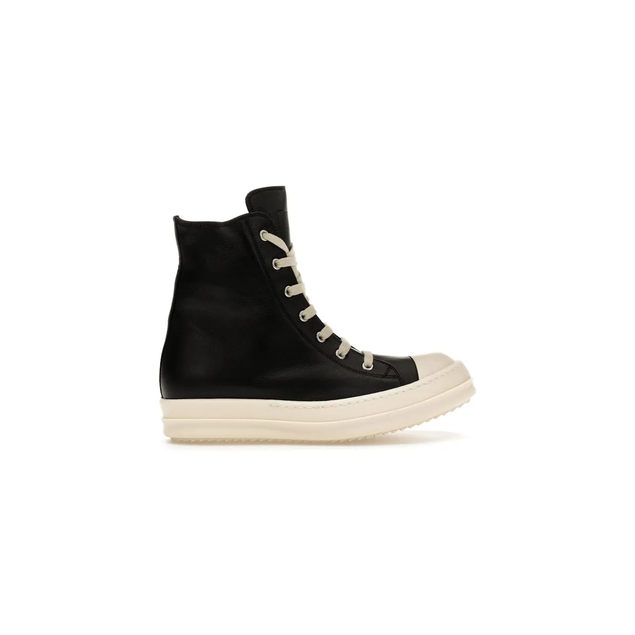Rick Owens Hollywood High Black Milk Leather (RP02E4890 LCO 911)