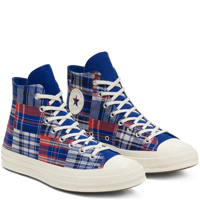 Converse Chuck Taylor All-Star 70s Hi Twisted Prep Blue Rush Blue/University Red (166849C)