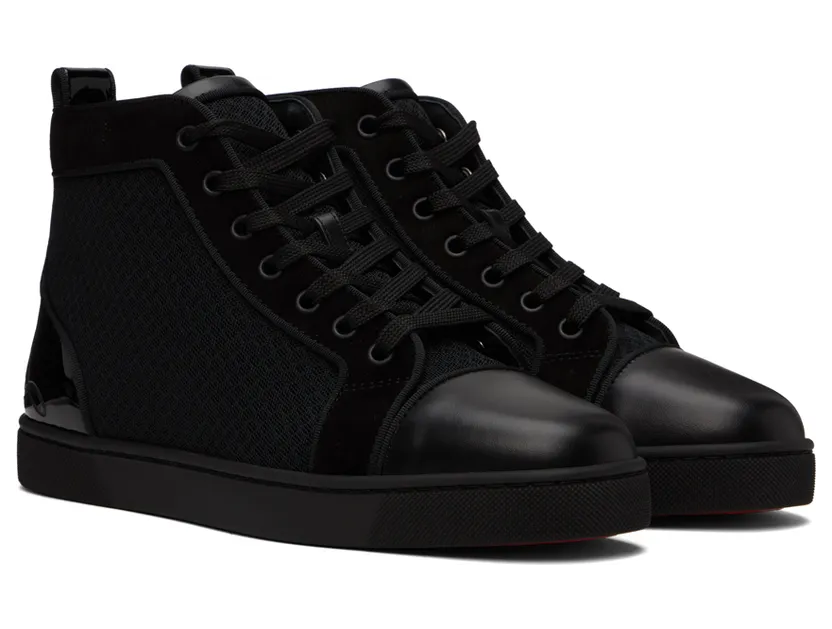 Christian Louboutin Black Fun Louis Sneakers (3220713) (4)
