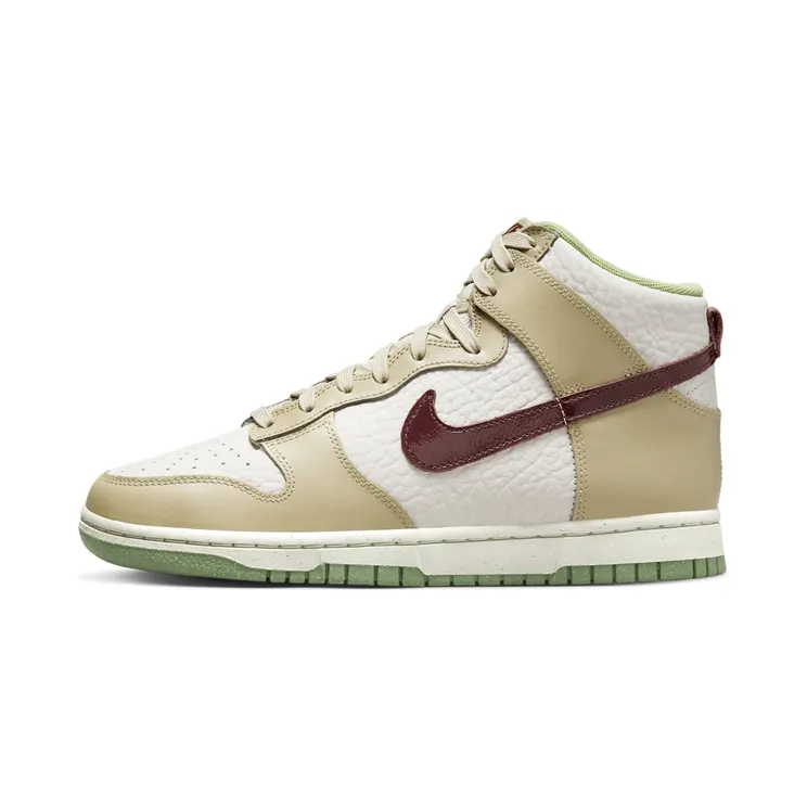 Nike Dunk Highen Grey “Light Bone / Alligator / Limestone / Dark Beetroot” (DX8956-001)