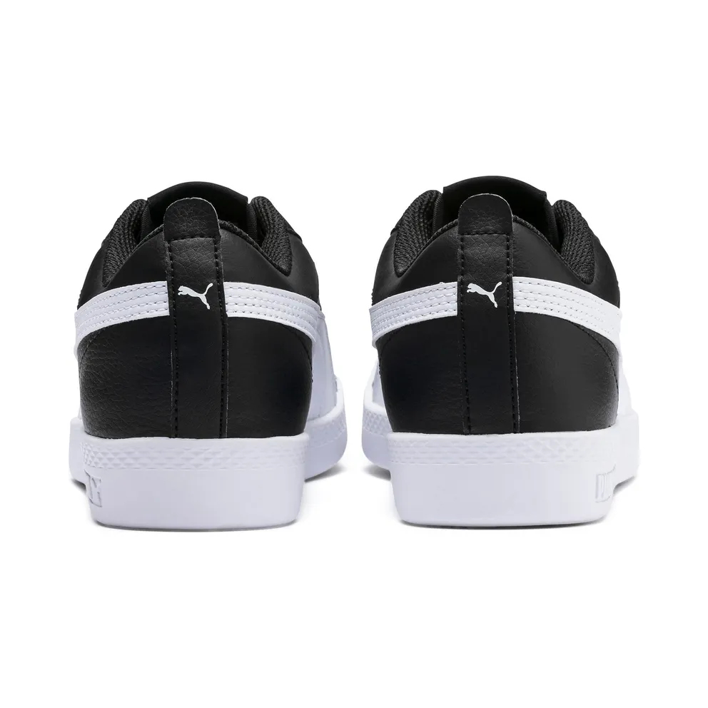 Puma Smash v2 leren White/Black (365208-02)