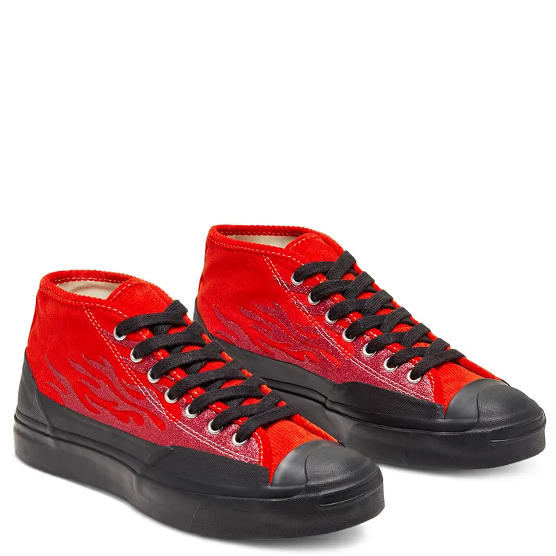 Converse Jack Purcell Chukka Mid ASAP Nast Red Cherry Tomato/Black (167378C)